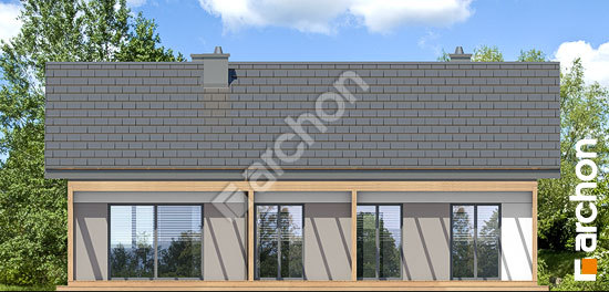 Дворовой фасад Дом в овсянницах 5 (А)