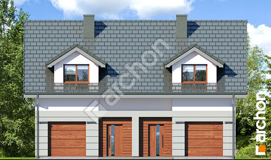 Передній фасад Будинок під гінко 11 (ГР2)