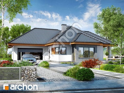 Проект дома ARCHON+ Дом в повоях 3 (Г2) 