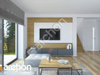 Проект дома ARCHON+ Дом в гвоздиках (Г2) дневная зона (визуализация 1 вид 1)