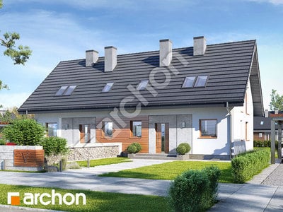Проект дома ARCHON+ Дом в землянике 2 (Р2)