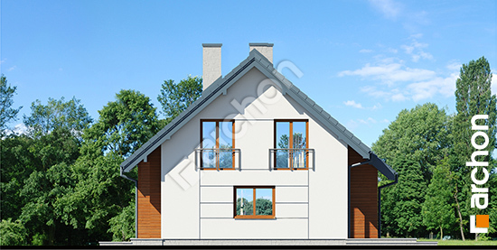 Бочний фасад Будинок в макадамії (Р2) вер.2