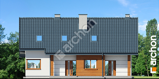 Передній фасад Будинок в макадамії (Р2) вер.2