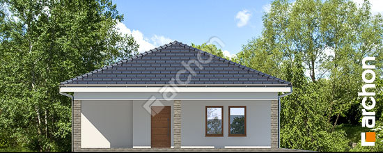 Бочний фасад Г23 - Тримісний гараж