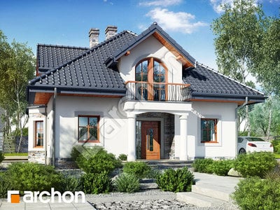 Проект дома ARCHON+ Дом в тимьяне 10 (П) 