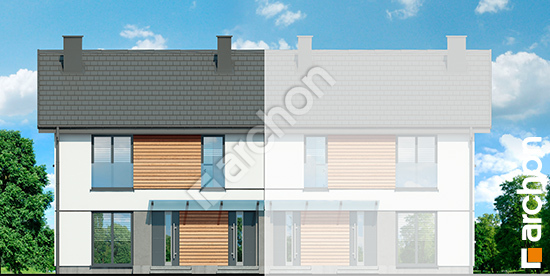 Передний фасад Дом в облепихе (Р2Б) вер.3