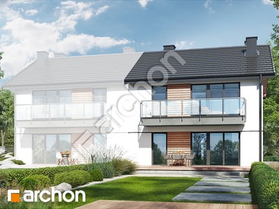 Проєкт будинку ARCHON+ Будинок в обліписі (Р2Б) вер.3 Вид 2