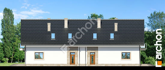 Дворовий фасад Будинок в люцерні 6 (Р2)