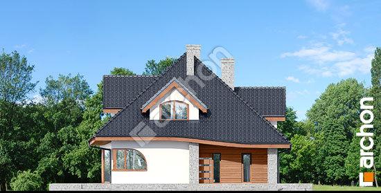 Передний фасад Дом в зефирантесе 3