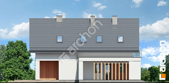 Боковой фасад Дом в плантагинесах