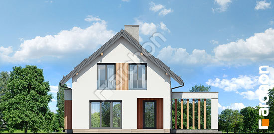 Дворовой фасад Дом в плантагинесах