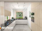 Проект дома ARCHON+ Дом в крокосмиях (Г2) визуализация кухни 1 вид 1