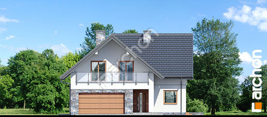 Передній фасад Будинок в крокосміях (Г2)