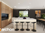 Проект дома ARCHON+ Дом в очитках (Г2) визуализация кухни 1 вид 1