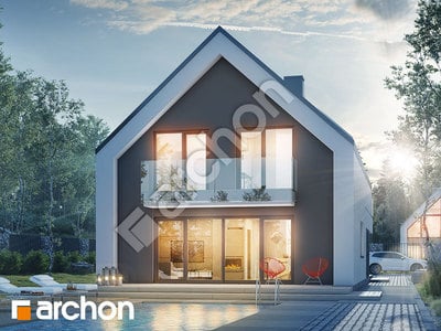 Проект дома ARCHON+ Дом в очитках (Г2) Вид 2