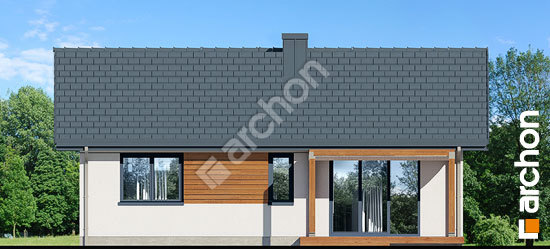 Дворовий фасад Будинок в коручках 2