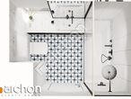 Проект будинку ARCHON+ Будинок в коручках 2 візуалізація ванни (візуалізація 3 від 5)