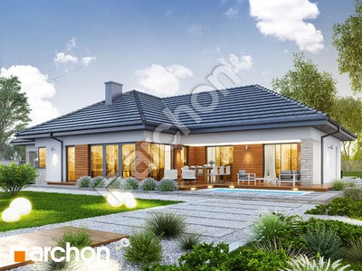 Проект дома ARCHON+ Дом в араукариях (Г2) 