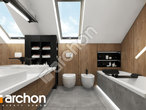 Проект будинку ARCHON+ Будинок в переломнику (Г2) візуалізація ванни (візуалізація 3 від 1)