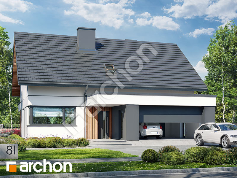 Проект будинку ARCHON+ Будинок в переломнику (Г2) Вид 1