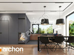Проект будинку ARCHON+ Будинок в переломнику (Г2) денна зона (візуалізація 1 від 7)