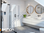 Проект дома ARCHON+ Дом в изопируме (Г2) визуализация ванной (визуализация 3 вид 1)