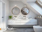 Проект дома ARCHON+ Дом в изопируме (Г2) визуализация ванной (визуализация 3 вид 3)