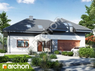 Проект будинку ARCHON+ Будинок в мачейках 2 (Г2) Вид 2