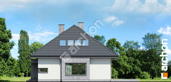 Боковой фасад Дом под красной рябиной (ГМН) вер.2