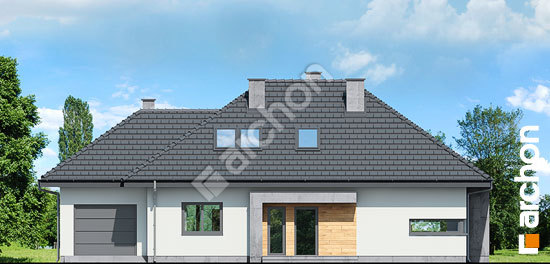 Передний фасад Дом под красной рябиной (ГМН) вер.2