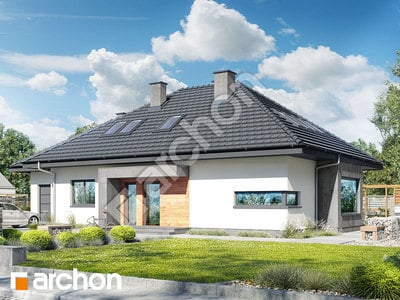 Проєкт будинку ARCHON+ Будинок під червоною горобиною (ДМН) вер.2 