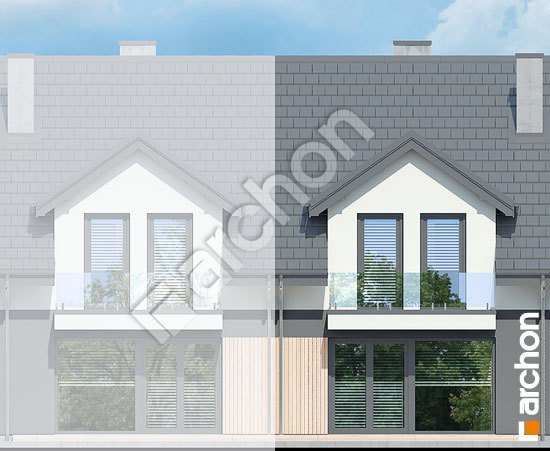 Дворовий фасад Будинок під гінко 20 (ГС)