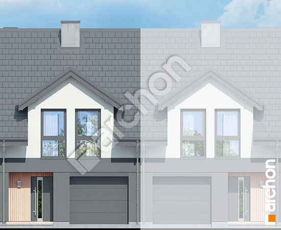 Передній фасад Будинок під гінко 20 (ГС)