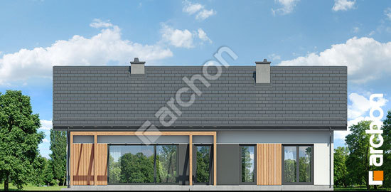 Дворовой фасад Дом в баллотах