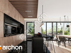 Проект дома ARCHON+ Дом в баллотах визуализация кухни 1 вид 3