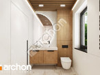 Проект дома ARCHON+ Дом в баллотах визуализация ванной (визуализация 3 вид 1)