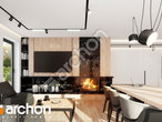 Проект дома ARCHON+ Дом в баллотах дневная зона (визуализация 1 вид 2)