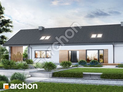 Проект дома ARCHON+ Дом в герберах 2 (Е) 