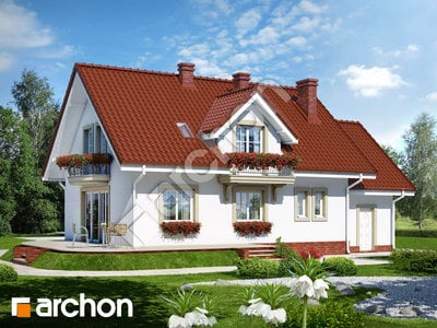 Проєкт будинку ARCHON+ Будинок у вербені 7 Вид 2