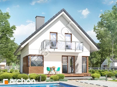 Проект будинку ARCHON+ Будинок в ананасах (Н) вер.2 Вид 2