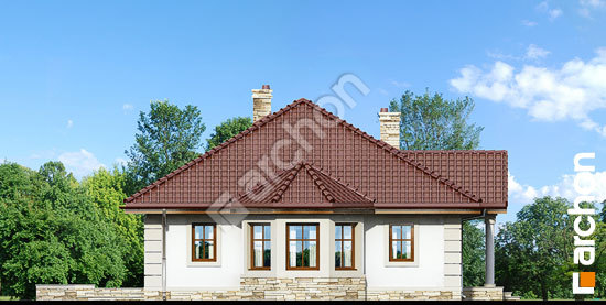 Боковой фасад Дом под красной рябиной 6 вер. 2