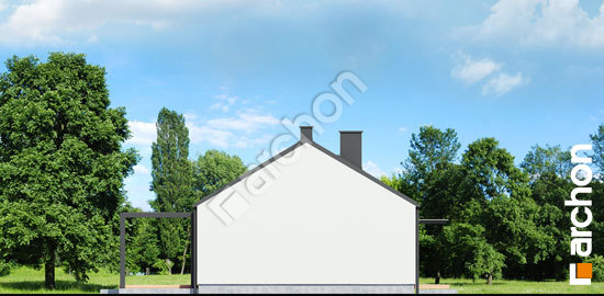 Боковой фасад Дом в ирисе 2 (Н) ВИЭ