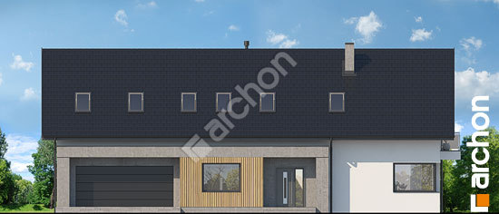 Передній фасад Будинок в аурорах 10 (Г2)