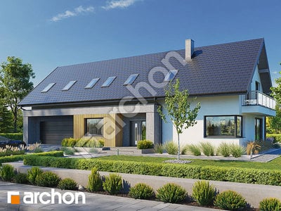 Проект будинку ARCHON+ Будинок в аурорах 10 (Г2) Вид 2