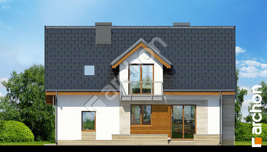 Дворовой фасад Дом в рододендронах 15 (НТ)