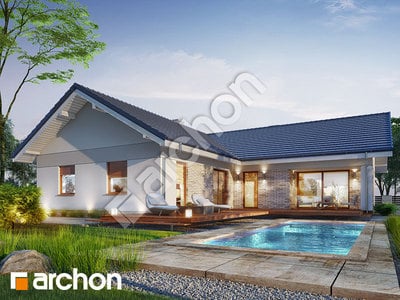 Проект будинку ARCHON+ Будинок в жимолості (Г2) Вид 2
