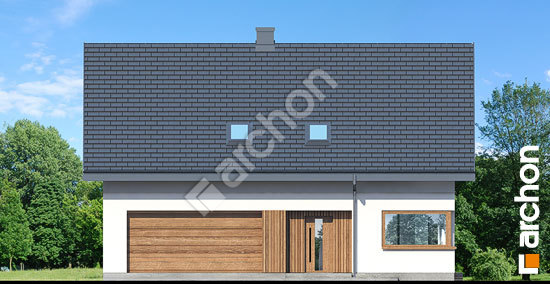 Передний фасад Дом в аммобиуме (Г2Е) ВИЭ