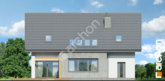 Дворовой фасад Дом в золотоне