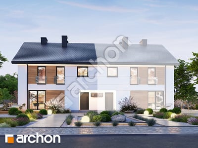 Проект дома ARCHON+ Дом в вороньем глазу (Р2Б) вер.2 