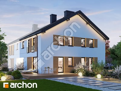 Проект дома ARCHON+ Дом в вороньем глазу (Р2Б) вер.2 Вид 2